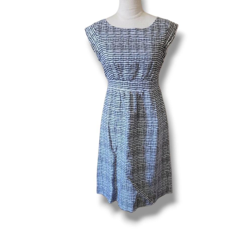Apostrophe Graphic Print Tie Back Sheath Dress